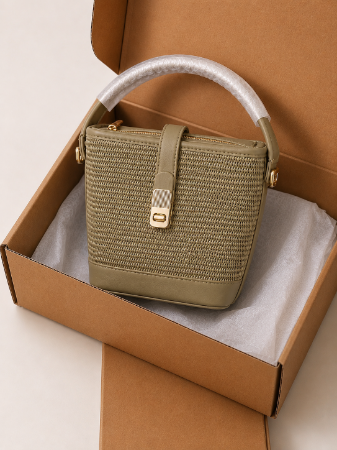 صورة شنطة يد نسائية  كاكي (Khaki)